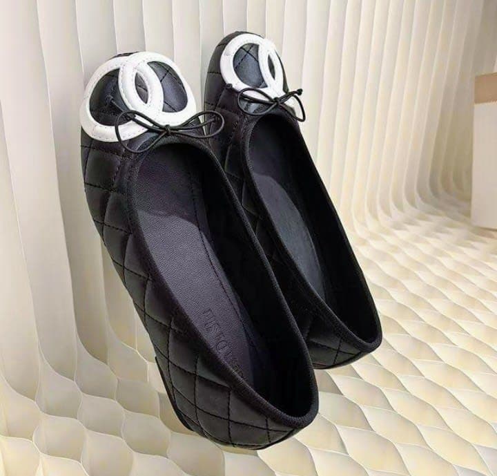 Chanel Style Bow Flats